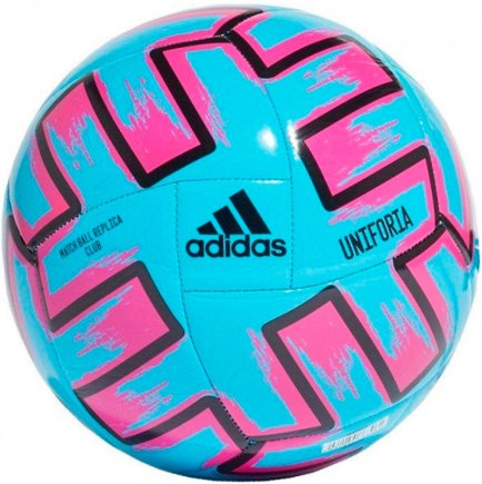М'яч футбольний Adidas Uniforia Club EURO 2020 FH7355 розмір 5 колір: мультиколор (офіційна гарантія)