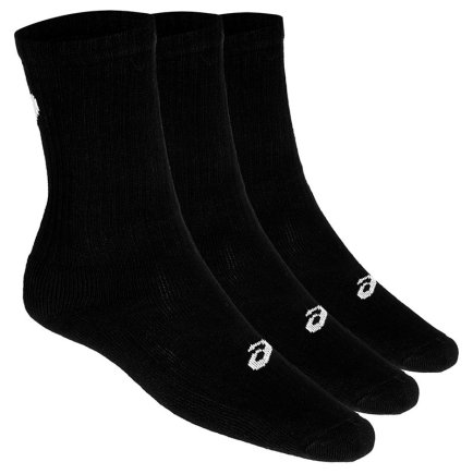 Шкарпетки ASICS 3PPK CREW 155204-0900 (3 пари) колір: чорний