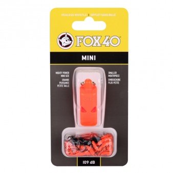 Свисток для арбитра Fox 40 Mini Safety зі шнурком 9803-0308