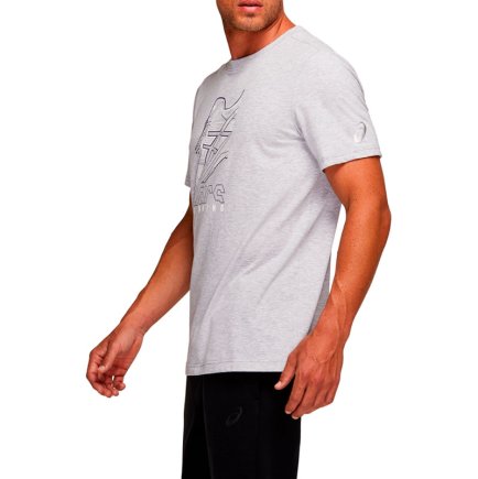 Футболка ASICS RUNNING GRAPHIC TEE 2031B353-020 цвет: серый