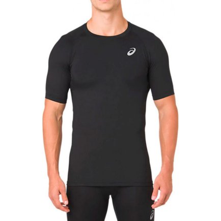 Футболка ASICS BASE LAYER SS TOP 2031A440-0904 цвет: черный