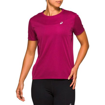 Футболка ASICS KATAKANA SS TOP 2012A827-600 жіноча колір: фіолетовий