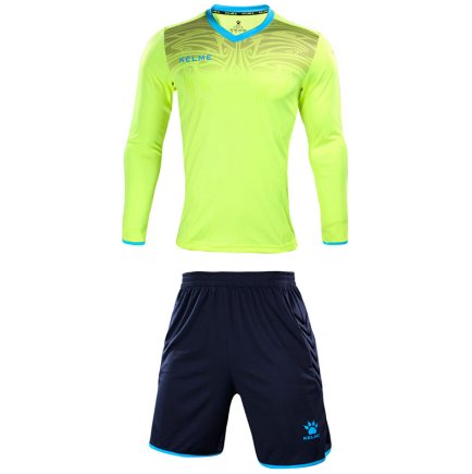 Комплект воротарської форми Kelme ZAMORA 3871007.9930 колір: чорний / салатовий