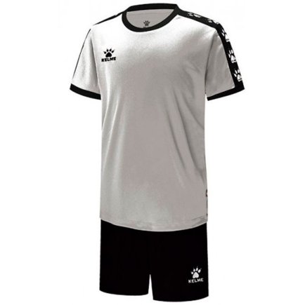 Комплект футбольної форми Kelme COLLEGUE 3883033.9103 дитячий колір: білий/чорний