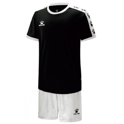 Комплект футбольної форми Kelme COLLEGUE 3883033.9003 дитячий колір: чорний / білий