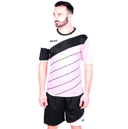 Футбольна форма Zeus KIT LYBRA UOMO Z00969 колір: рожевий/чорний/білий