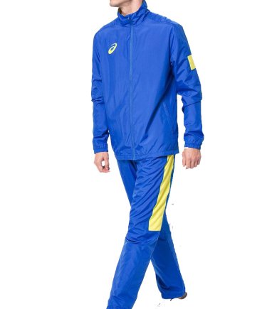 Спортивний костюм ASICS MAN LINED SUIT 156853-400 колір: синій/жовтий