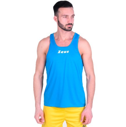 Футболка Zeus CANOTTA BEACH UOMO PRO Z01105 цвет: голубой