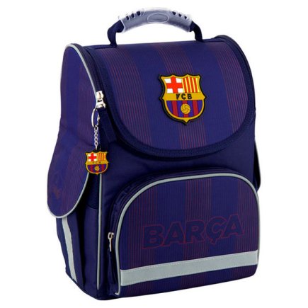 Рюкзак Kite Education FC Barcelona каркасный BC20-501S цвет: синий