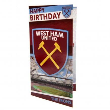 Поздравительная открытка Вест Хэм Юнайтед West Ham United FC