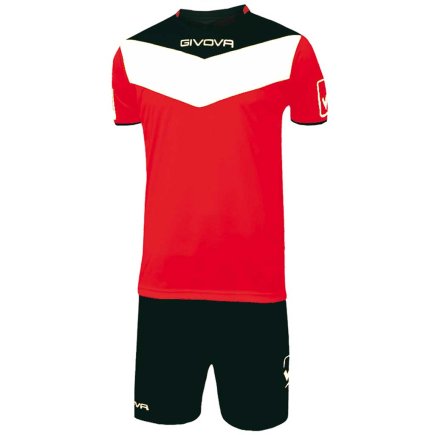 Футбольная форма Givova KIT CAMPO цвет: черный/красный