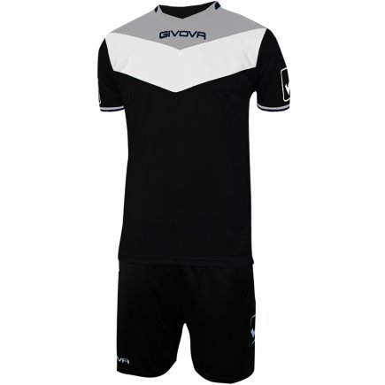 Футбольна форма Givova KIT CAMPO колір: чорний/білий