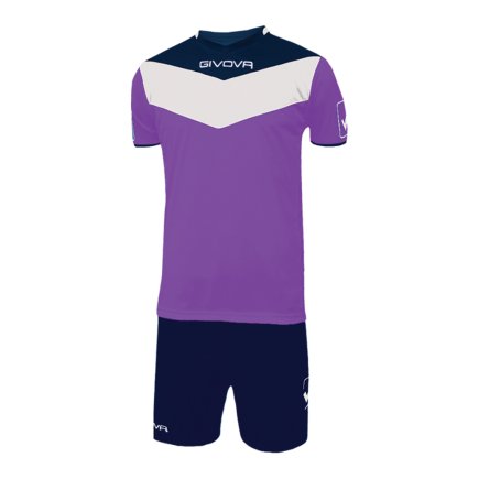 Футбольная форма Givova KIT CAMPO цвет: фиолетовый/темно-синий