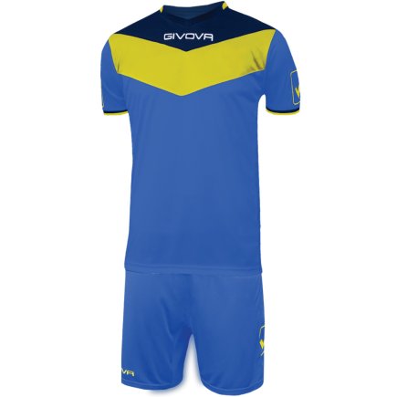 Футбольна форма Givova KIT CAMPO колір: синій/жовтий