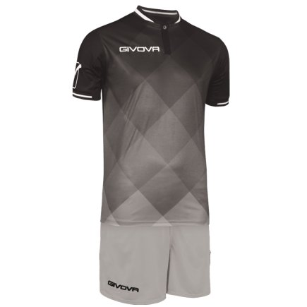 Футбольная форма Givova KIT SHADE цвет: серый/черный