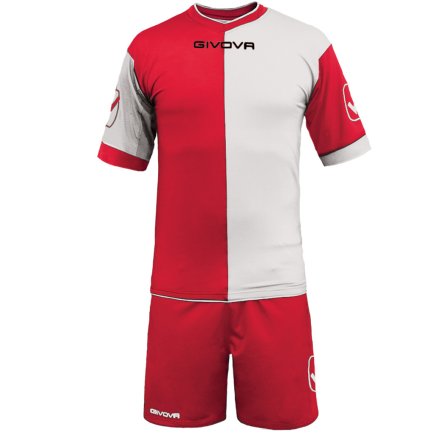 Футбольная форма Givova KIT COMBO MC цвет: красный/белый