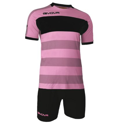 Футбольна форма KIT DERBY колір: розовий/чорний