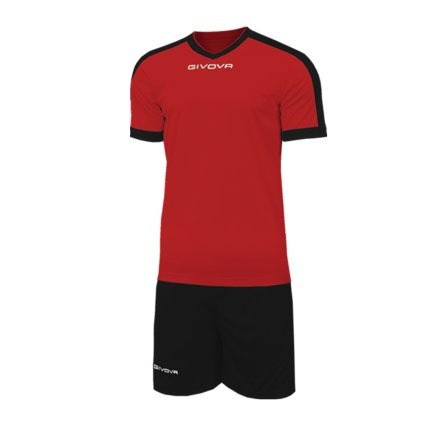 Футбольна форма KIT REVOLUTION колір: червоний/чорний