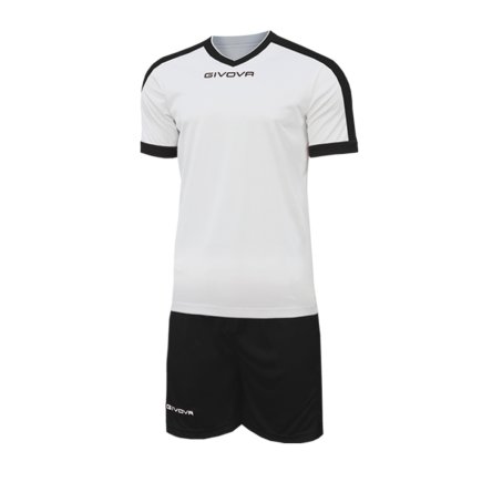 Футбольная форма Givova KIT REVOLUTION цвет: белый/черный
