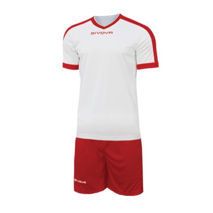 Футбольная форма Givova KIT REVOLUTION цвет: белый/красный
