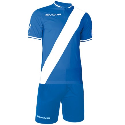 Футбольная форма Givova KIT PLATE цвет: синий/белый
