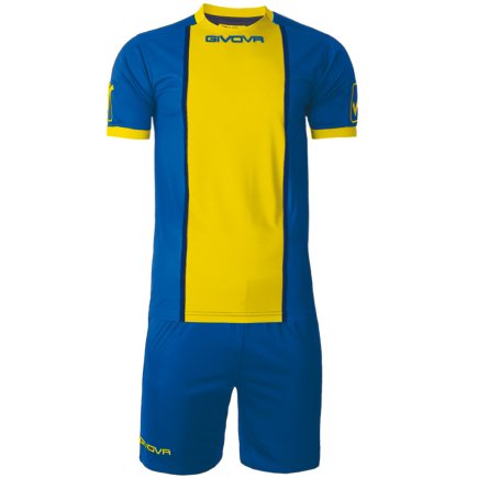 Футбольная форма Givova KIT PARIS цвет: желтый/синий