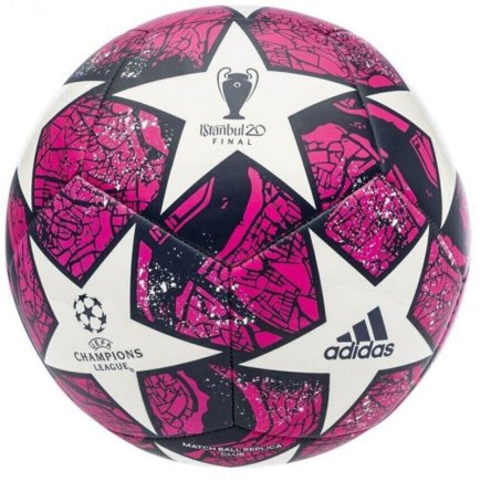 М'яч футбольний AdidasFinale Istanbul CLUB FH7377 Ліга Чемпіонів ЛЧ 2019-2020 розмір 5 колір: рожевий (офіційна гарантія)