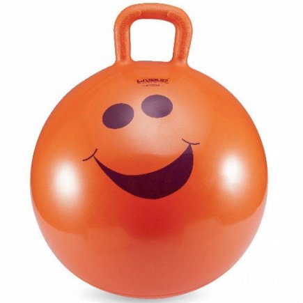 Фитбол детский с ручкой LiveUp Hopping Ball (45 см) LS3220 цвет: оранжевый