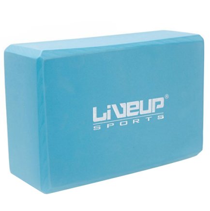 Блок для йоги LiveUp EVA Brick 22,9х15,2х7,6 см LS3233A-b