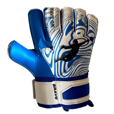 Воротарські рукавиці Brave GK RAIN PRO колір: синій/білий