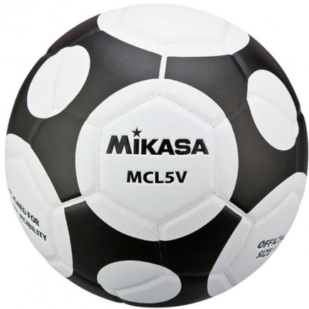 Мяч футбольный Mikasa MCL5V-WBK размер 5