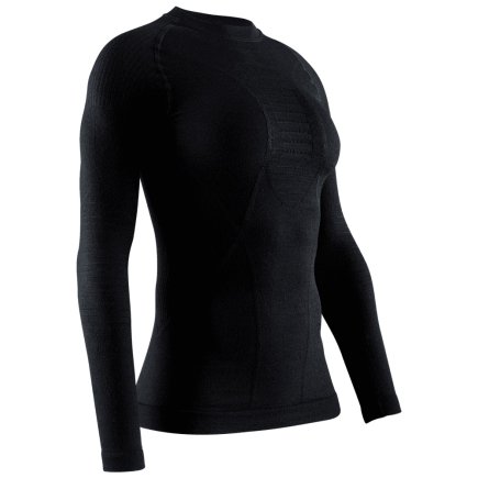 Терморубашка X-Bionic Apani 4.0 Merino Shirt Round Neck Long Sleeves Woman AP-WT06W19W цвет: черный