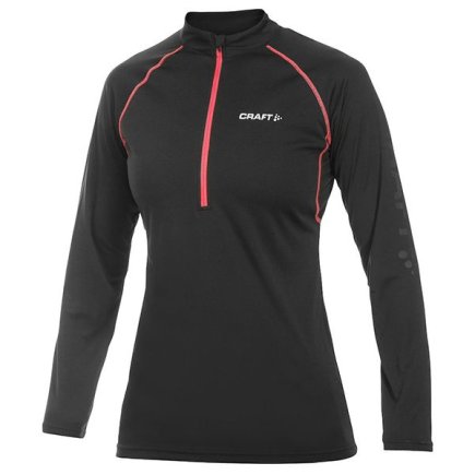 Кофта спортивная Craft Active Run Craft LS Tee  1902494 женская цвет: черный