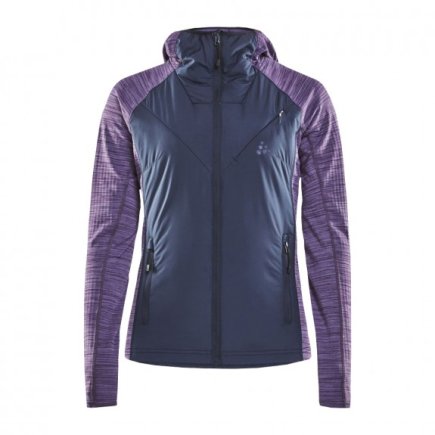 Куртка Craft Polar LT PD Midlayer 1908014 жіноча колір: синій / фіолетовий