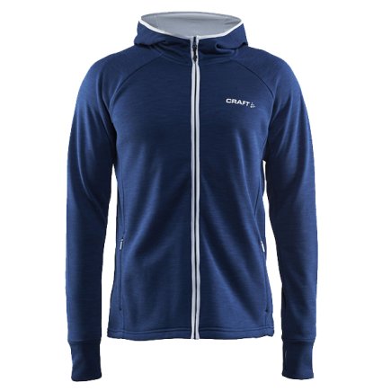 Толстовка Craft Warm Hood Jacket Man 1903659 колір: синій