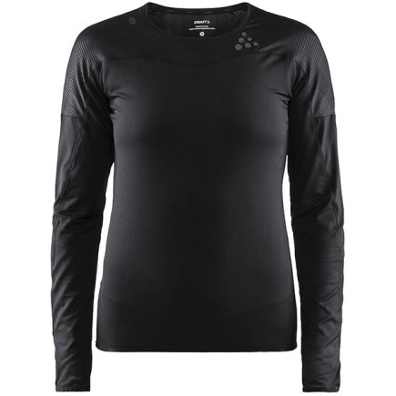 Кофта спортивна Craft Shade LS Tee 1905843-999000 жіноча колір: чорний