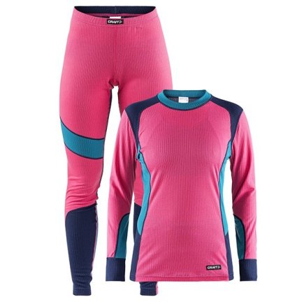 Комплект термобілизни Craft Baselayer Set 1905331-720658 жіноча колір: рожевий