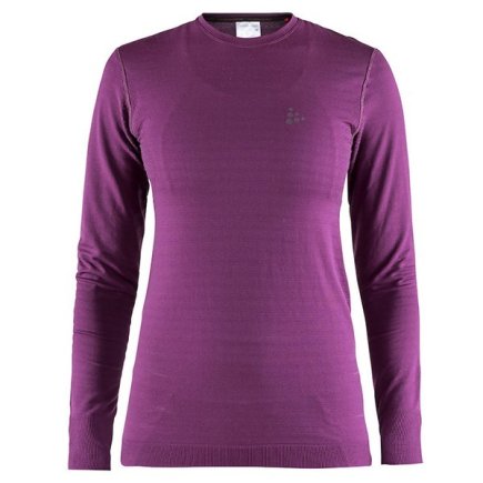 Футболка с длинным рукавом Craft Warm Comfort LS 1906606-785000 женская цвет: фиолетовый