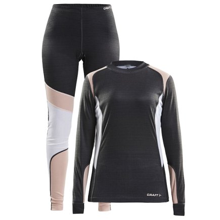 Комплект термобілизни Craft Baselayer Set 1905331-975704 жіноча колір: сірий