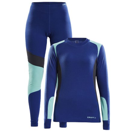 Комплект термобелья Craft Baselayer Set 1905331-360612 женская цвет: синий