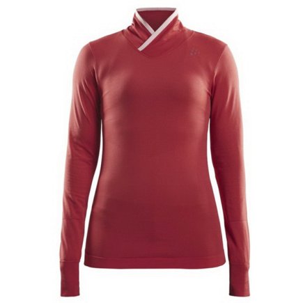 Футболка с длинным рукавом Craft Fuseknit Comfort Wrap LS 1906591-481000 женская цвет: красный