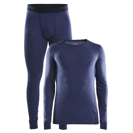 Комплект термобелья Craft Merino 180 Set Man 1907888-360200 цвет: синий
