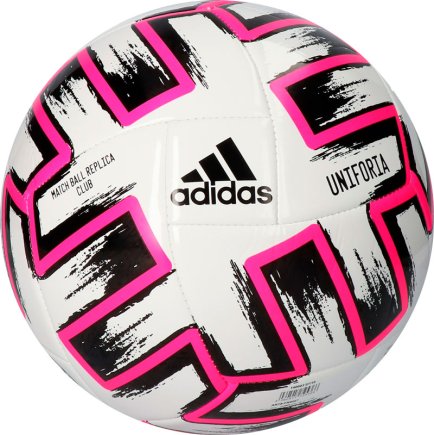 Мяч футбольный Adidas Uniforia Club EURO 2020 FR8067 размер 3 цвет: мультиколор (официальная гарантия)