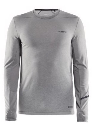 Футболка с длинным рукавом Craft SubZ LS Wool Tee Man 1907712-935200 цвет: серый