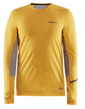 Футболка з довгим рукавом Craft SubZ LS Wool Tee Man 1907712-557200 колір: жовтий