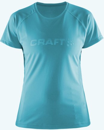 Футболка спортивная Craft Prime Craft SS Tee Woman 1903174-2653 женская цвет: голубой