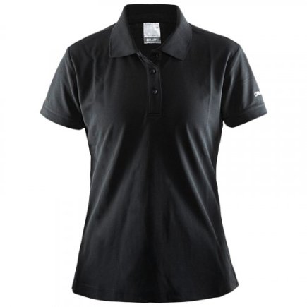 Поло Craft Polo Shirt Pique Classic Woman 192467-1999 жіноча колір: чорний