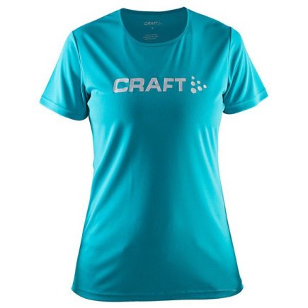 Футболка спортивна Craft Prime Logo Tee Woman 1903175-1653 жіноча колір: блакитний