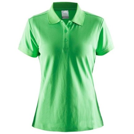Поло Craft Polo Shirt Pique Classic Woman 192467-1606 женская цвет: зеленый