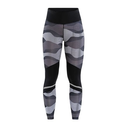 Тайтси бігові Craft Charge Shape Tights Woman 1907048-999900 жіночі колір: чорний / сірий